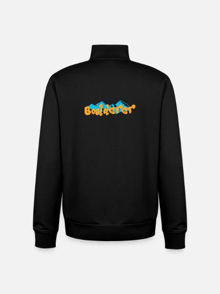 Bouldern Boulderer - Unisex Organic Zip Sweatshirt von Stanley/Stella - Schwarz