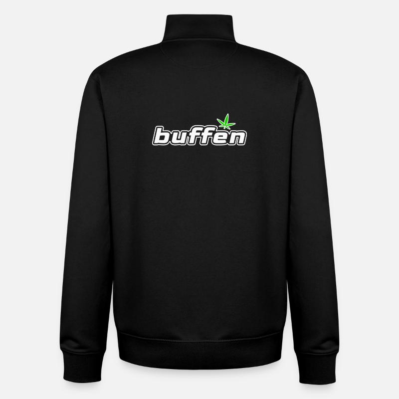 Buffen - Unisex Organic Zip Sweatshirt von Stanley/Stella - Schwarz