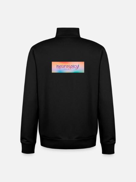 Neuroépicé – Léger à sauvage - Sweat zippé unisexe en coton bio Stanley/Stella - noir