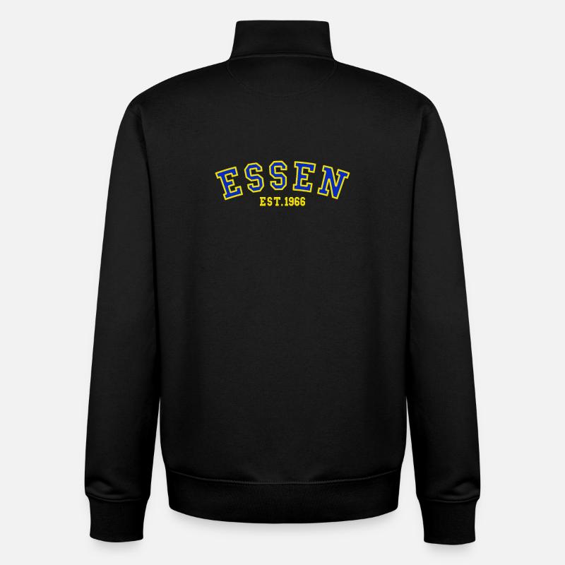 Essen Fondée en 1966 - Sweat zippé unisexe en coton bio Stanley/Stella - noir