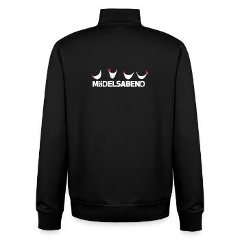 Ladies Night - JGA - Mädelsabend - Hühner - Unisex Organic Zip Sweatshirt von Stanley/Stella - Schwarz - Hinten - AI Model Male 185 light (185cm)