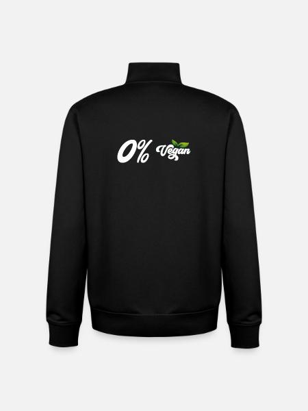 0% Vegan - Unisex Organic Zip Sweatshirt von Stanley/Stella - Schwarz