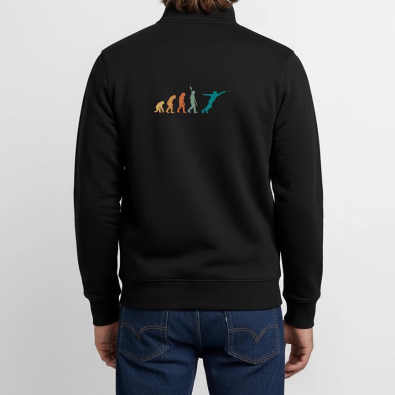 Evolution Retro Fencing Unisex Organic Zip Sweatshirt by Stanley/Stella