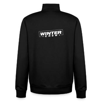 Winter Crew Winterlich - Unisex Organic Zip Sweatshirt von Stanley/Stella - Schwarz - Hinten - AI Model Male 185 light (185cm)