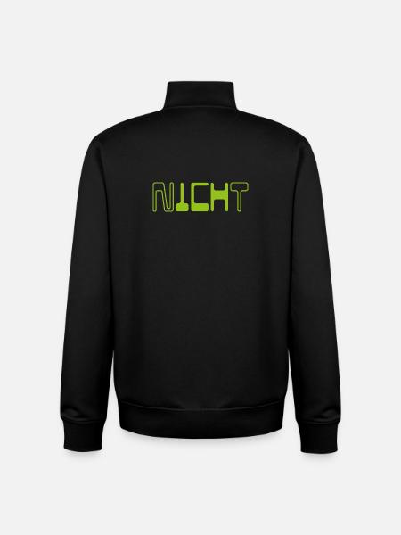 Nicht ICH - ICH Nicht  - Unisex Organic Zip Sweatshirt von Stanley/Stella - Schwarz