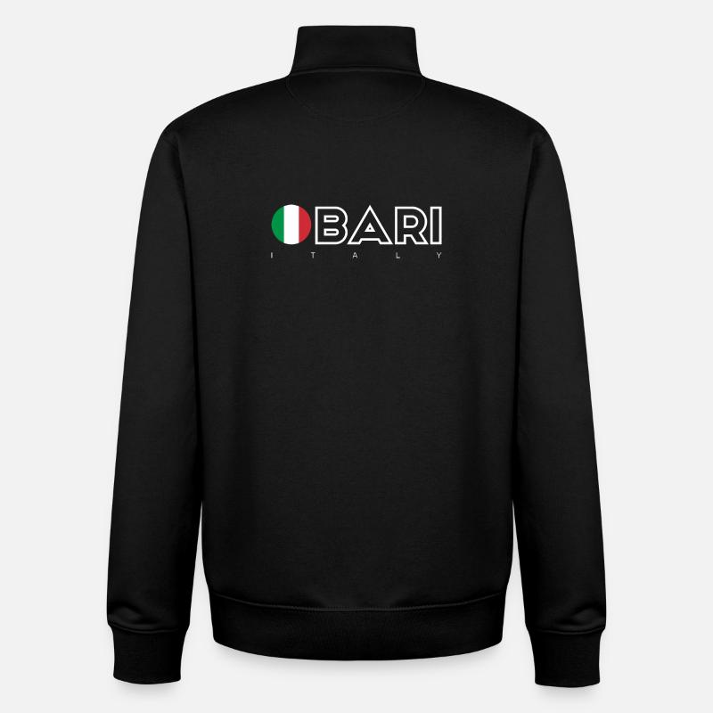 Bari - Unisex Organic Zip Sweatshirt by Stanley/Stella - black