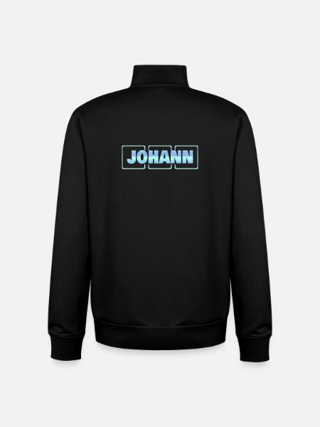 Johann bébé - Sweat zippé unisexe en coton bio Stanley/Stella - noir