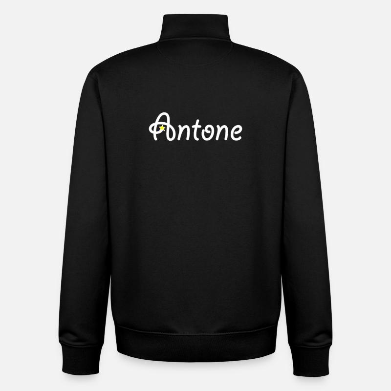 Antone - Unisex Organic Zip Sweatshirt von Stanley/Stella - Schwarz