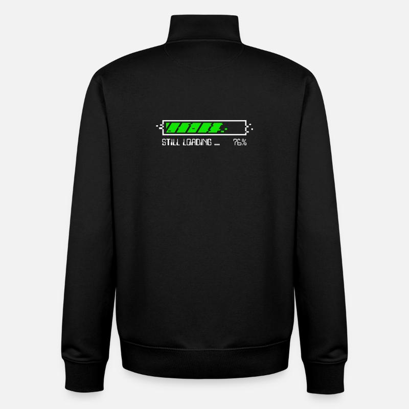 Noch lädend – Patience Gamer - BLC - Unisex Organic Zip Sweatshirt von Stanley/Stella - Schwarz