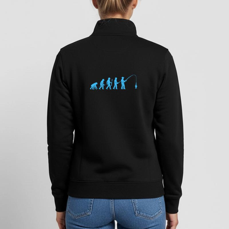 Évolution de la pêche Sweat zippé unisexe en coton bio Stanley/Stella