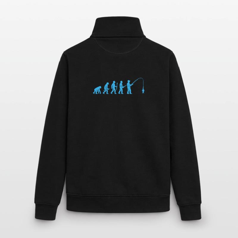 Evolution des Angelfangs Unisex Organic Zip Sweatshirt von Stanley/Stella