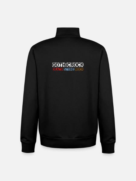 Gothic Rock Musik - Unisex Organic Zip Sweatshirt von Stanley/Stella - Schwarz