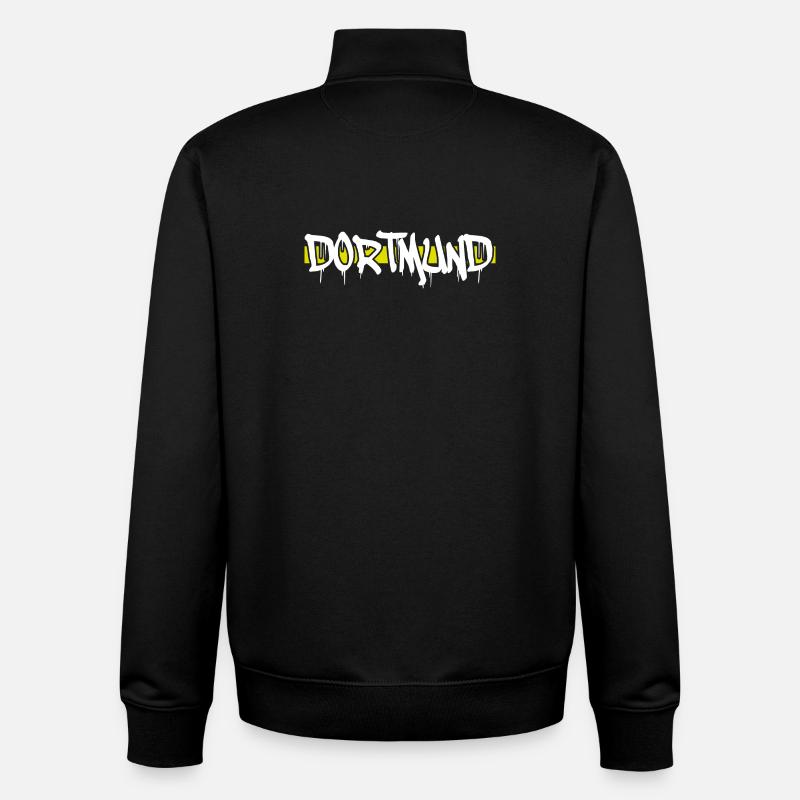 Dortmund - Unisex Organic Zip Sweatshirt von Stanley/Stella - Schwarz