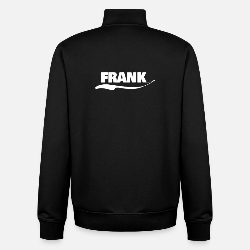 Franc - Sweat zippé unisexe en coton bio Stanley/Stella - noir