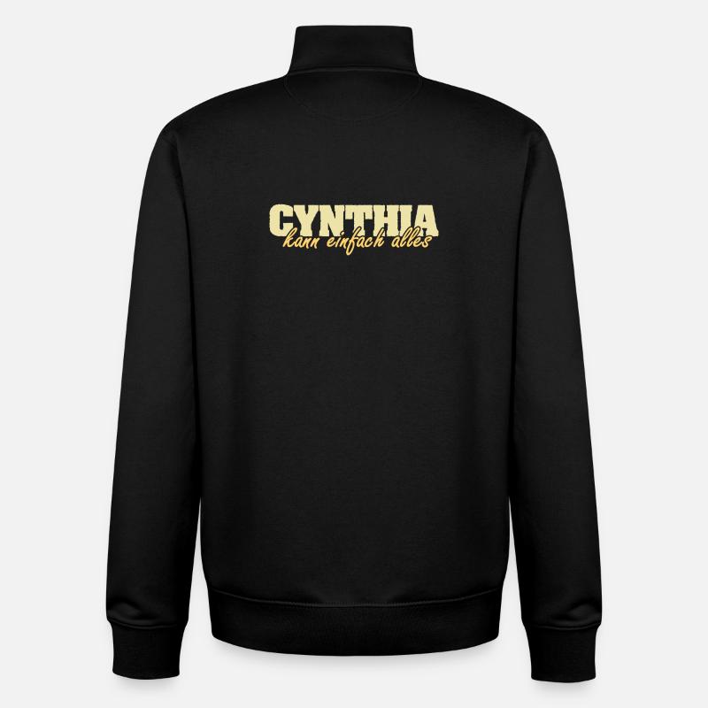 Cynthia - Unisex Organic Zip Sweatshirt von Stanley/Stella - Schwarz