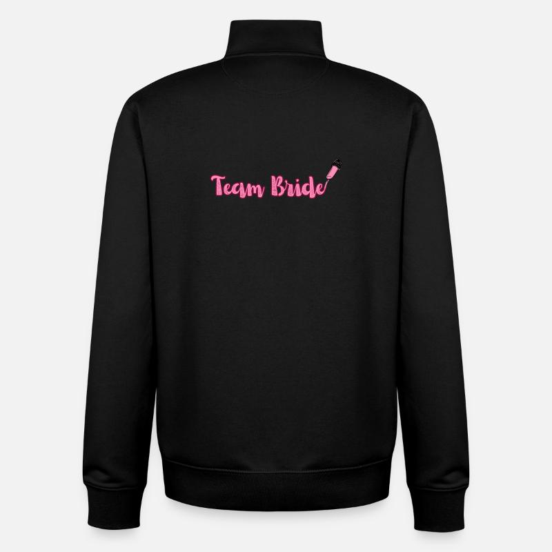 Équipe Bride JGA - Sweat zippé unisexe en coton bio Stanley/Stella - noir