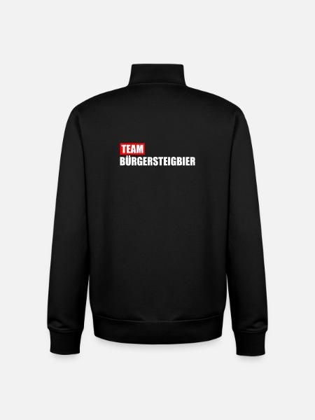 Team Bürgersteigbier Ortskontrollfahrt OKF - Unisex Organic Zip Sweatshirt von Stanley/Stella - Schwarz