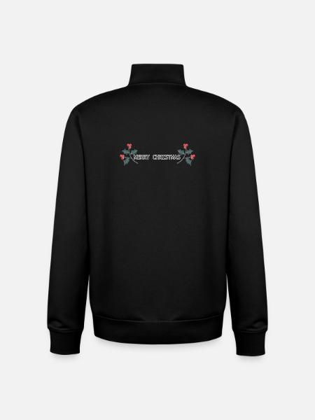 Merry Christmas - Unisex Organic Zip Sweatshirt von Stanley/Stella - Schwarz