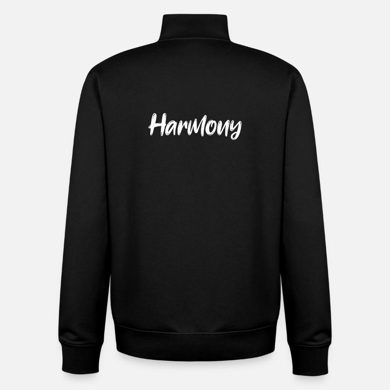 Harmonie - Unisex Organic Zip Sweatshirt von Stanley/Stella - Schwarz