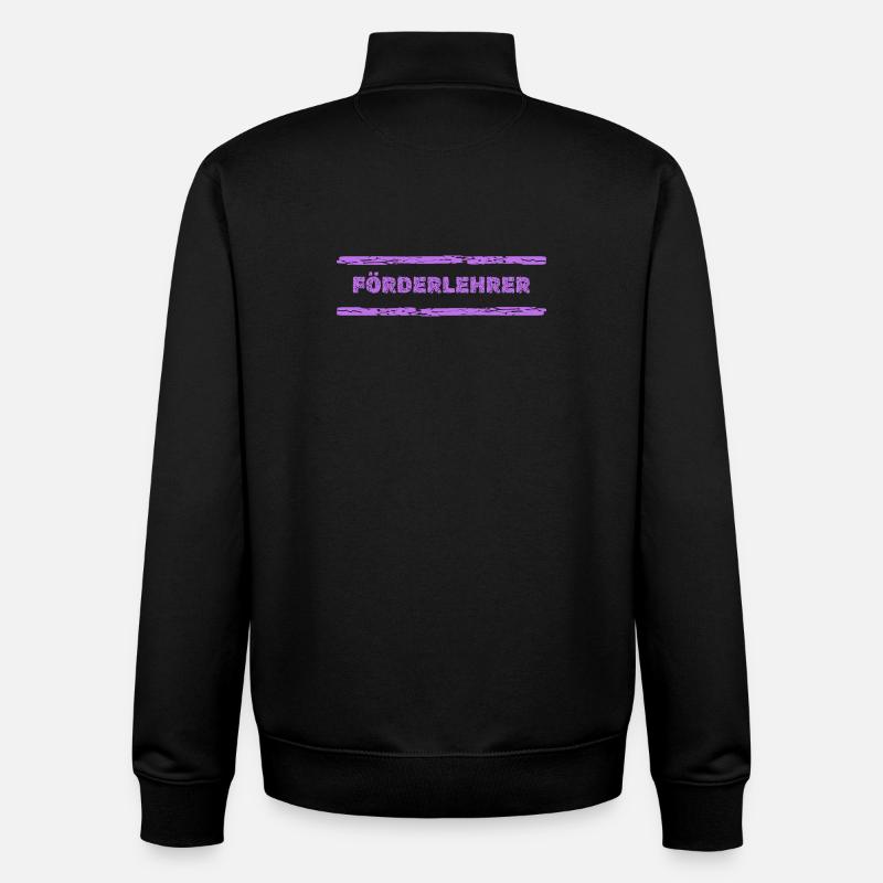 Cadeau pour l’enseignant de soutien - Sweat zippé unisexe en coton bio Stanley/Stella - noir