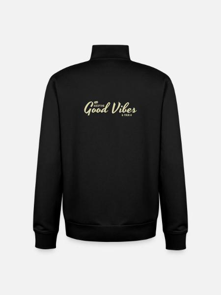 Vibes - Unisex Organic Zip Sweatshirt von Stanley/Stella - Schwarz
