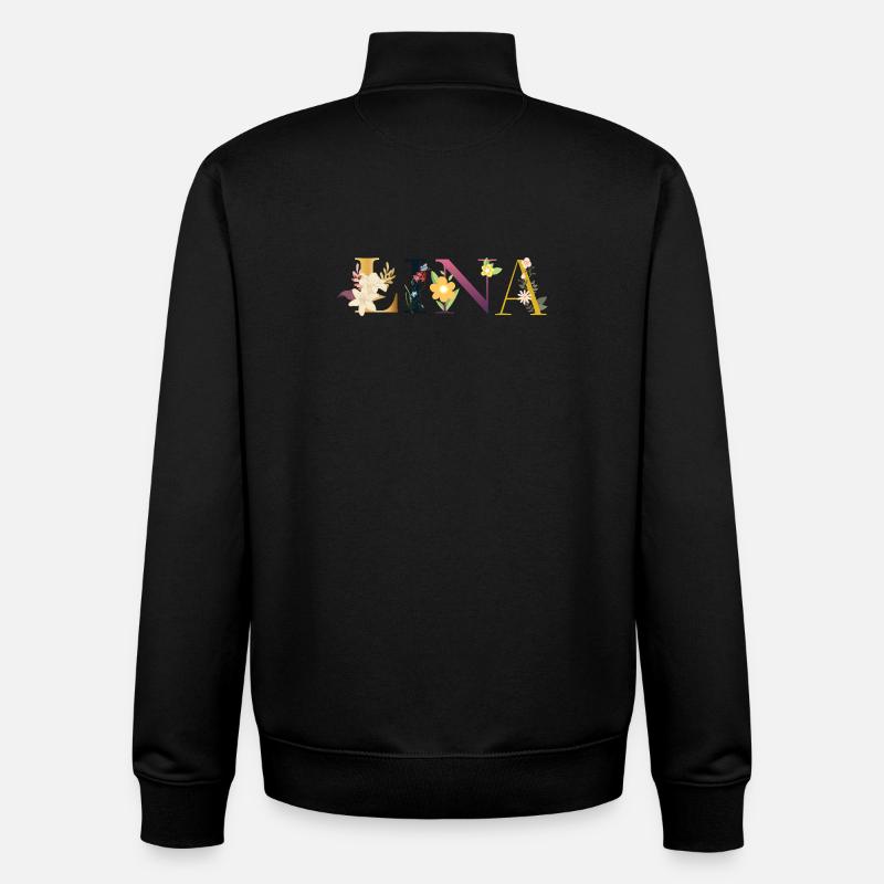 Lina - Sweat zippé unisexe en coton bio Stanley/Stella - noir