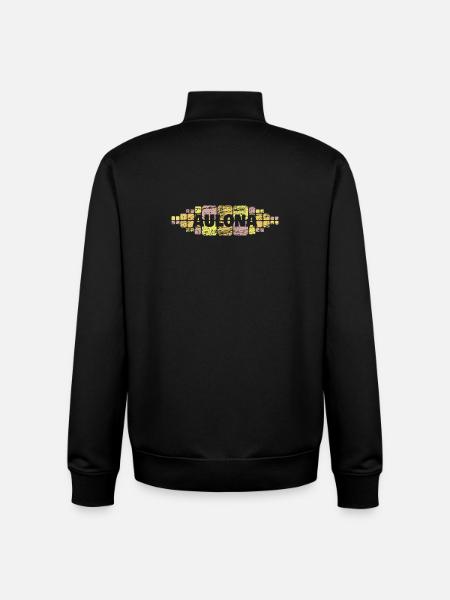 Gift for Aulona - Unisex Organic Zip Sweatshirt by Stanley/Stella - black