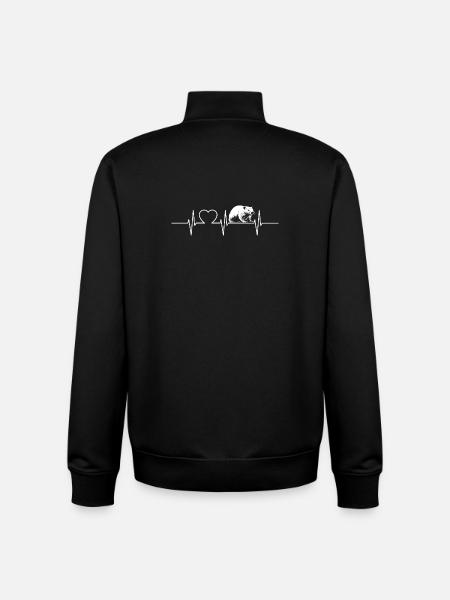 Wombats Wombat - Unisex Organic Zip Sweatshirt by Stanley/Stella - black