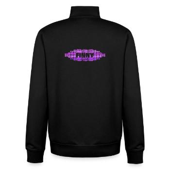 Mutti Finny - Unisex Organic Zip Sweatshirt von Stanley/Stella - Schwarz - Hinten - AI Model Male 185 light (185cm)