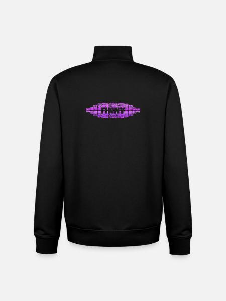 Maman Finny - Sweat zippé unisexe en coton bio Stanley/Stella - noir