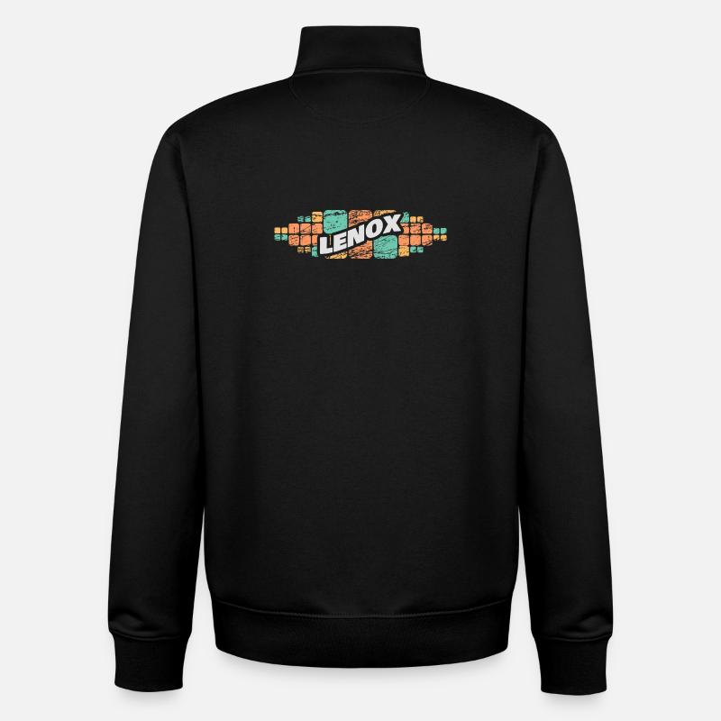 Lenox as Lenox - Unisex Organic Zip Sweatshirt by Stanley/Stella - black