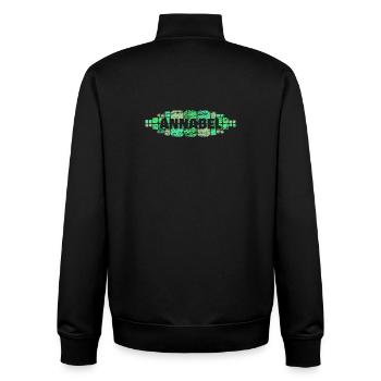Mutti Annabel - Unisex Organic Zip Sweatshirt von Stanley/Stella - Schwarz - Hinten - AI Model Male 185 light (185cm)