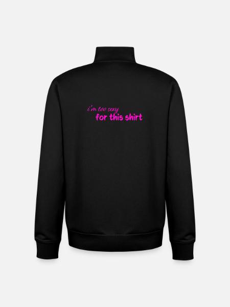 too_sexy - Unisex Organic Zip Sweatshirt by Stanley/Stella - black