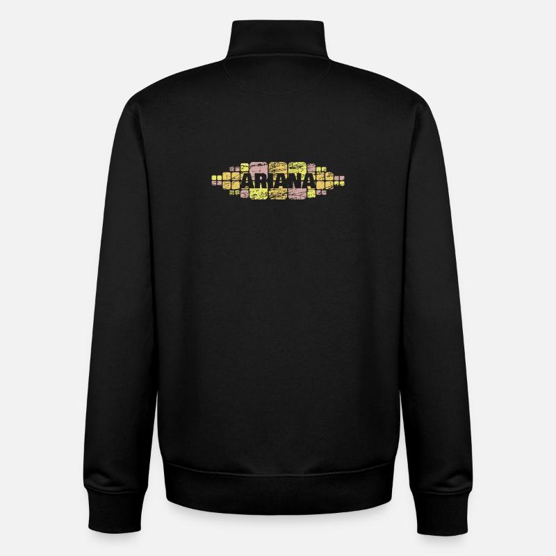 Geschenk für Ariana - Unisex Organic Zip Sweatshirt von Stanley/Stella - Schwarz
