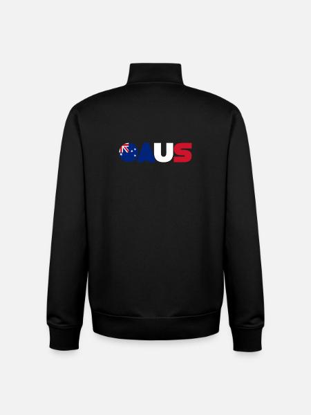 Australie - Sweat zippé unisexe en coton bio Stanley/Stella - noir
