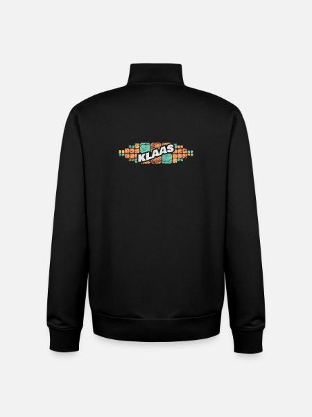 Klaas as a given name - Unisex Organic Zip Sweatshirt by Stanley/Stella - black