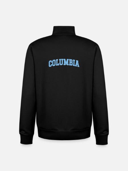 Columbia – Classic College Design - Unisex Organic Zip Sweatshirt by Stanley/Stella - black
