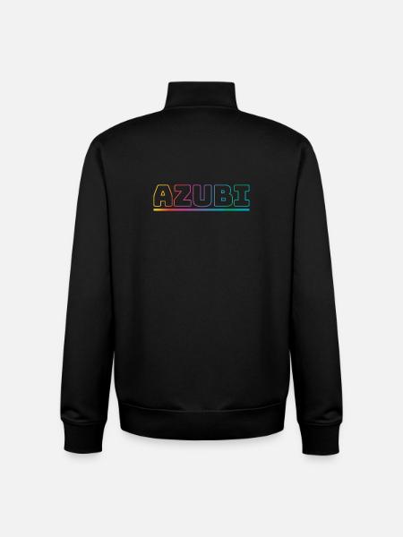Design Azubi outline bunt - Unisex Organic Zip Sweatshirt von Stanley/Stella - Schwarz