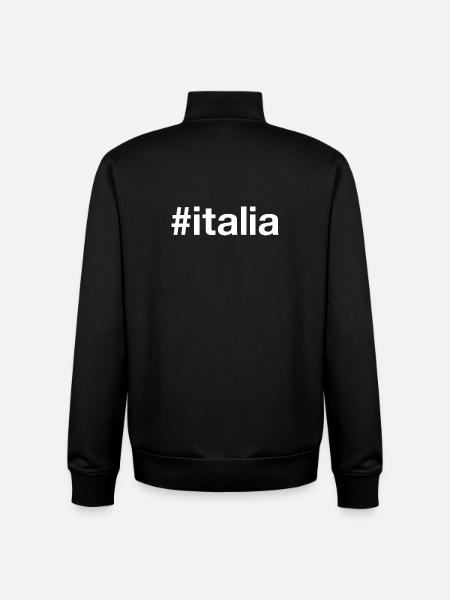 ITALIA Italy Italien - Unisex Organic Zip Sweatshirt by Stanley/Stella - black