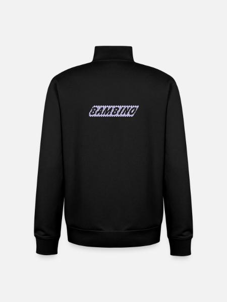Bambino lettering with playful style - Unisex Organic Zip Sweatshirt by Stanley/Stella - black