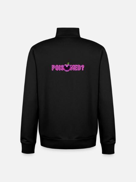Neon-Apple mit Glitzer-Effekt  - Unisex Organic Zip Sweatshirt von Stanley/Stella - Schwarz