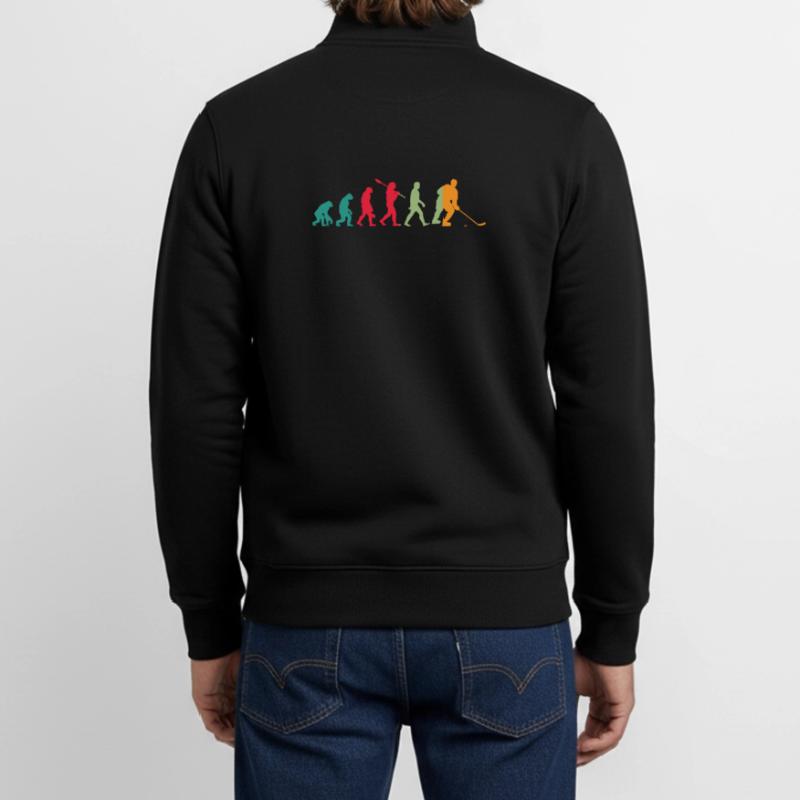 Evolution Eishockey Unisex Organic Zip Sweatshirt by Stanley/Stella