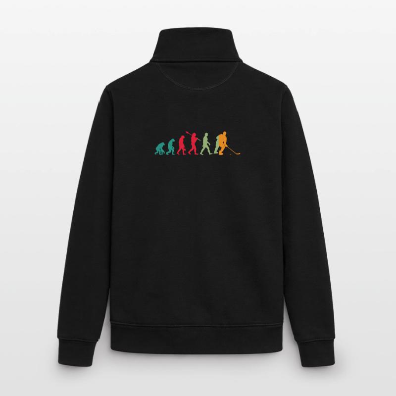 Evolution Eishockey Unisex Organic Zip Sweatshirt by Stanley/Stella