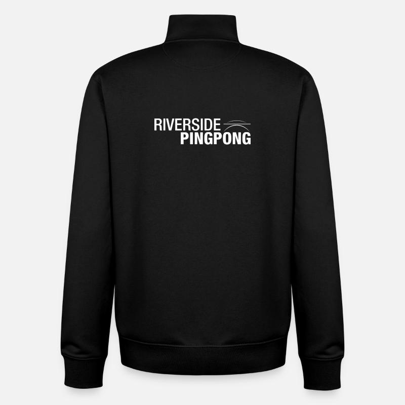 Riverside Pingpong - Unisex Organic Zip Sweatshirt von Stanley/Stella - Schwarz