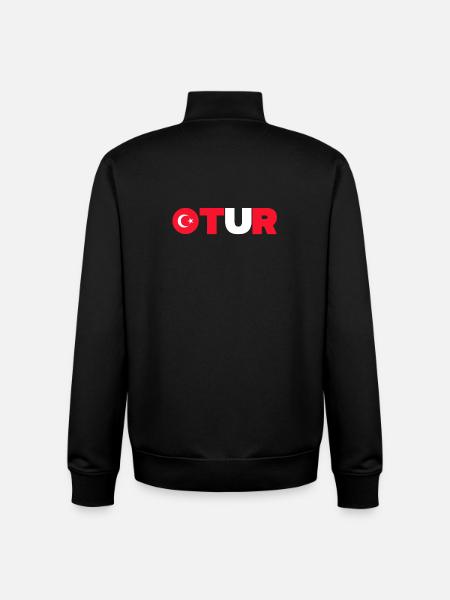 Turkey - Unisex Organic Zip Sweatshirt by Stanley/Stella - black