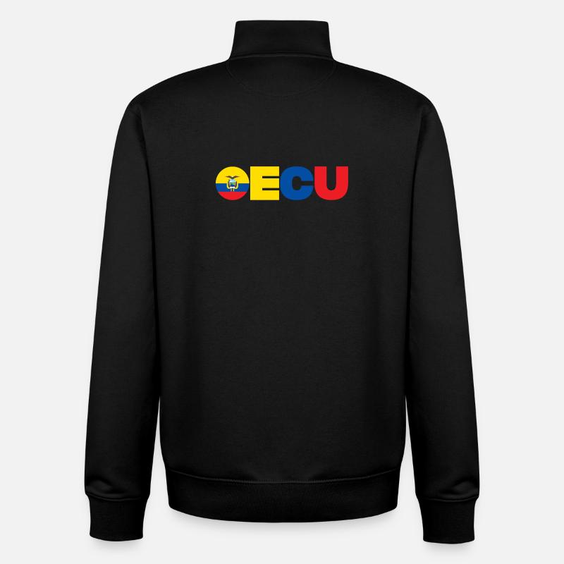 Ecuador - Unisex Organic Zip Sweatshirt von Stanley/Stella - Schwarz