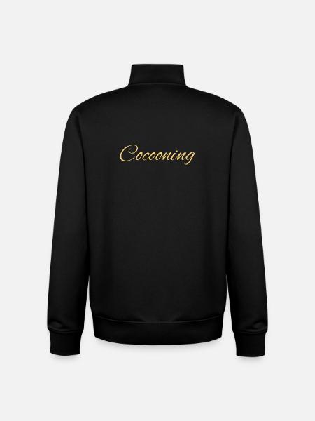 Cocooning - Unisex Organic Zip Sweatshirt by Stanley/Stella - black