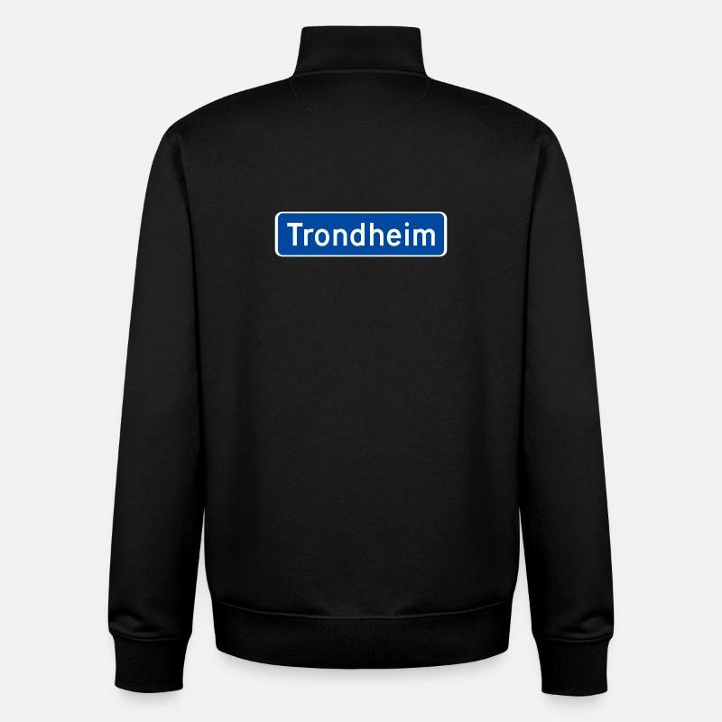 Trondheim - Unisex Organic Zip Sweatshirt von Stanley/Stella - Schwarz