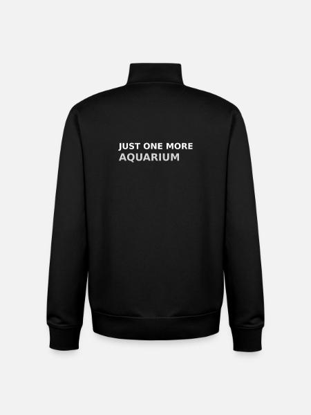 Only one aquarium left - Unisex Organic Zip Sweatshirt by Stanley/Stella - black