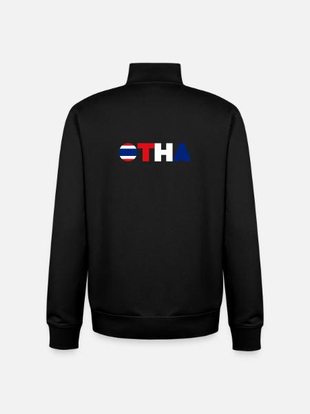 Thailand - Unisex Organic Zip Sweatshirt by Stanley/Stella - black